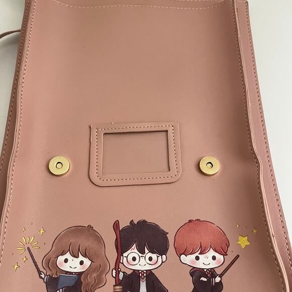 Harry Potter Chibi Trio Character Backpack Pink Warner Bros. Wizarding World NEW main image 16